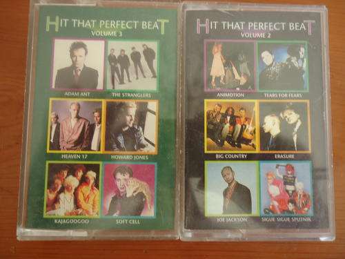 "HIT THAT PERFECT BEAT VOLUME 2 AND 3" 1995 EMI MUSIC - CASSETTE TAPES X  2