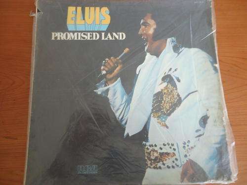 ELVIS PRESLEY - "PROMISED LAND" 1975 RCA VICTOR STEREO LP + PLASTIC COVER