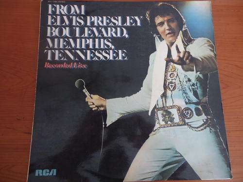 "FROM ELVIS PRESLEY BOULEVARD, MEMPHIS, TENNESSEE" 1976 RCA VICTOR STEREO LP