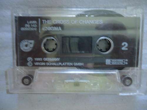 ENIGMA "THE CROSS OF CHANGE" 1993 VIRGIN CASSETTE TAPE - NO COVER INSERT