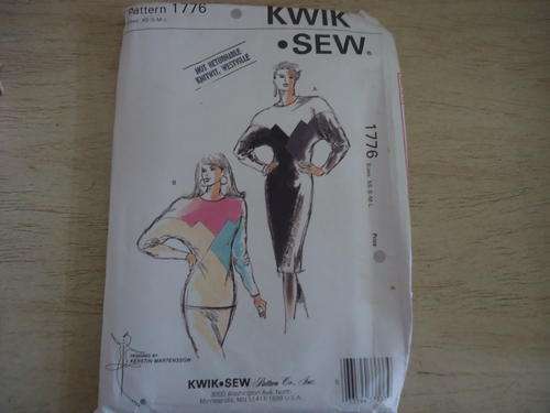 KWIK. SEW PATTERN - NUMBER 1776 SIZES XS; S; M; L;