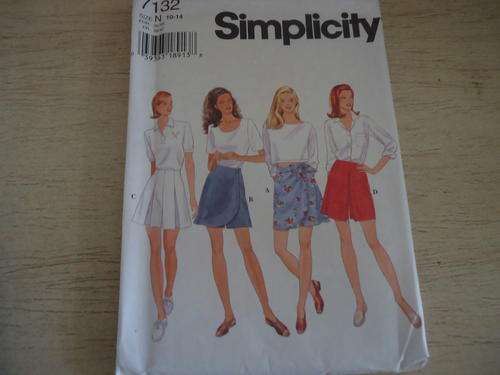 SIMPLICITY PATTERNS 7132   SIZE =N =10 + 12 + 14 COMPLETE & UNCUT