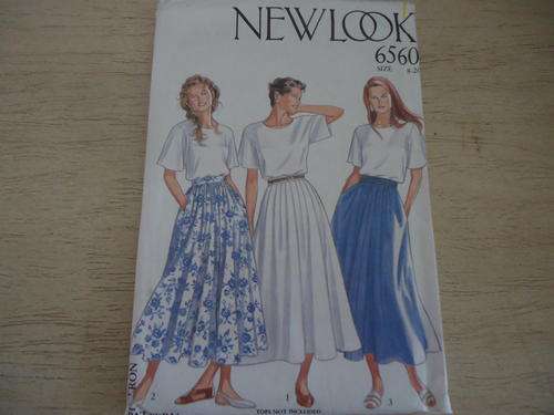 NEW LOOK PATTERNS 6560 - 7 SIZES IN ONE 8 - 20 COMPLETE AND UNCUT