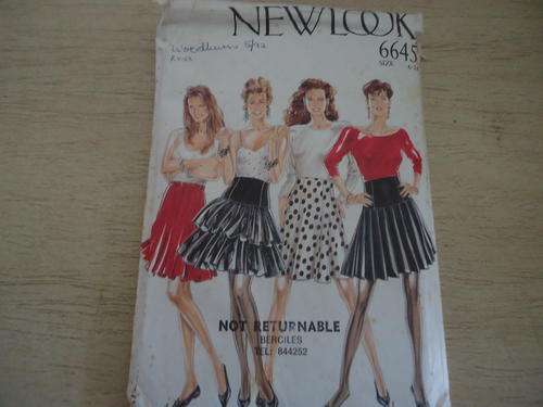 NEW LOOK PATTERNS 6645 - 6 SIZES IN ONE 6 - 16 COMPLETE AND UNCUT