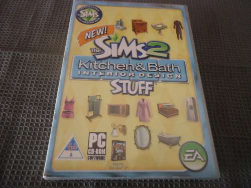 PC GAME "THE SIMS 2 -KITCHEN AND BATH INTERIOR DESIGN STUFF"