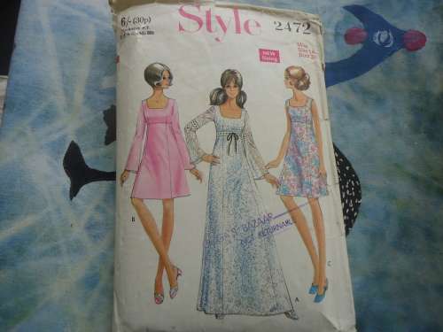 STYLE PATTERNS 2472 MISS SIZE  14 BUST 36" COMPLETE