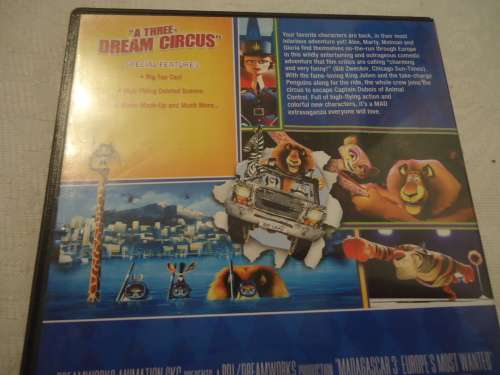 MADAGASCAR 3 "EUROPE'S MOST WANTED" 20TH CENTURY FOX - DVD  90 MINUTES
