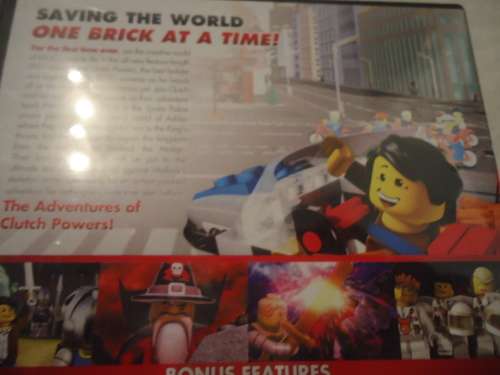 LEGO "THE ADVENTURES OF CLUTCH POWERS" - DVD - RUNNING TIME 81 MINUTES