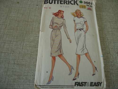 BUTTERICK  PATTERN 3661 SIZE C = 14 + 16 + 18 - COMPLETE