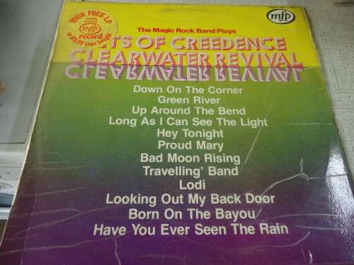 CREEDENCE CLEARWATER REVIVAL"THE MAGIC ROCK BAND PLAYS.." 1975 MFP STEREO LP