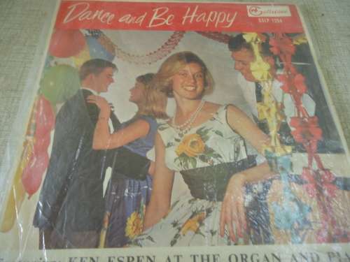 KEN ESPEN "DANCE AND BE HAPPY" GALLOTONE LONG PLAY LP + PLASTIC COVER