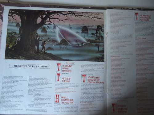 SOUNDTRACK-JEFF WAYNE'S - THE WAR OF THE WORLDS - 1978 CBS DOUBLE GATEFOLD STEREO LP+12 PAGE BOOKLET
