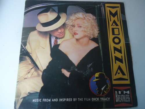 MADONNA -BREATHLESS- MUSIC INSPIRED FROM DICK TRACY - 1990 WARNER BROS STEREO LP