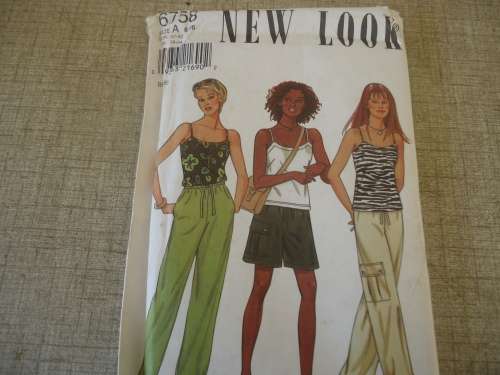 NEW LOOK PATTERNS 6758 SIZES A = 6 - 16 -  SIX SIZES IN ONE - COMPLETE & UNCUT