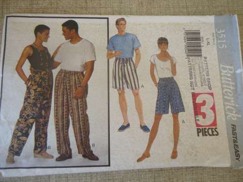 BUTTERICK  PATTERN 3515 SIZES LARGE & EXTRA LARGE - COMPLETE