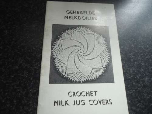CROCKET MILK JUG COVERS - 10 CHARMING DESIGNS - 32 PAGE A5 BOOKLET