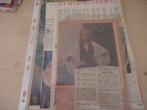 7 CROCHET  CLOTHNG PATTERNS SUPPLIED IN A PLASTIC SLEEVE - SEE LISTING FOR TITLES