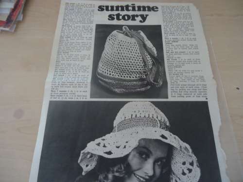 7 CROCHET  CLOTHNG PATTERNS SUPPLIED IN A PLASTIC SLEEVE - SEE LISTING FOR TITLES
