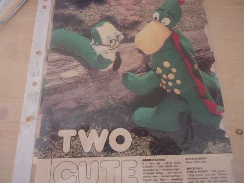 TWO CUTE - SAREL SEEMONSTER & BENNIE BOEKWURM PATTERNS