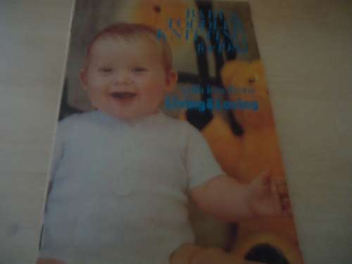 BABY & TODDLER KNITTING FOR 1982 - FROM LIVING & LOVING - 24 PAGES A4 SIZE