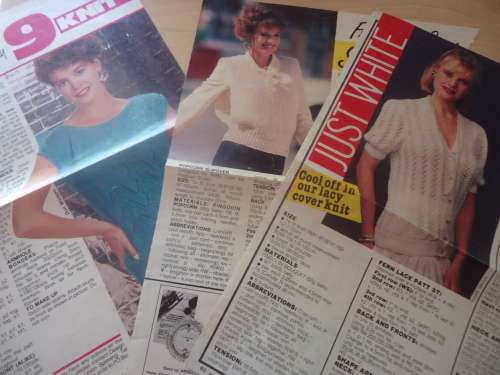 3 LADIES KNITTING PATTERNS