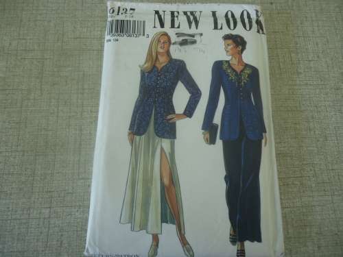 NEW LOOK PATTERNS 6137 -LADIES SKIRT,TOP& PANTS- 6 SIZES IN ONE 8 - 18 COMPLETE & PARTLY CUT