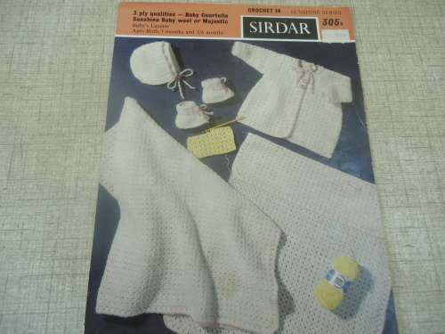SIDAR #305 3 PLY BABY'S LAYETTE TO FIT BIRTH - 3 MONTHS &  3 - 6 MONTHS