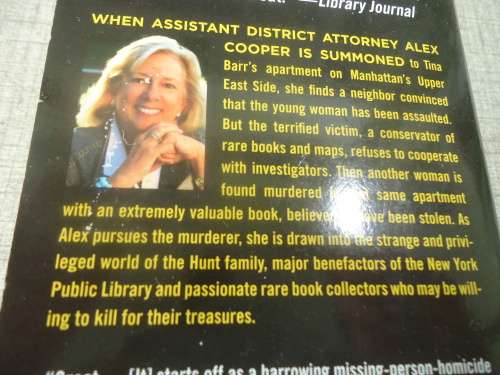 LINDA FAIRSTEIN- "LETHAL LEGACY"  SMALL SOFT COVER