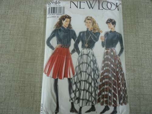 NEW LOOK PATTERNS 6946-6 SIZES IN ONE SKIRTS SIZES 8 - 18 - SEE DESCRIPTION