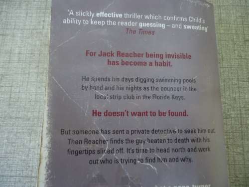 "TRIPWIRE" - LEE CHILD - SMALL SOFT COVER