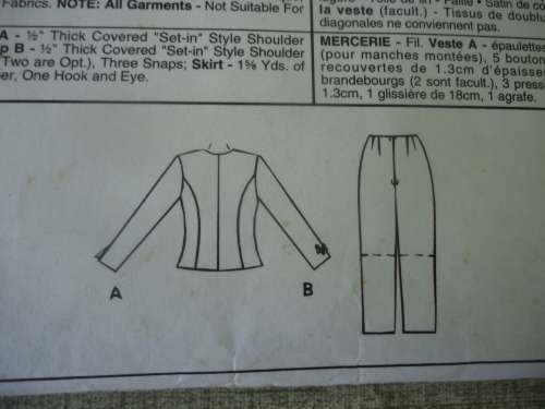 McCALL'S "EASY" PATTERN  - 7460 TOP & SKIRT SIZE D = 12 + 14 + 16   COMPLETE & UNCUT