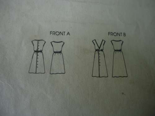 VOGUE VERY EASY PATTERNS - 7934 DRESS  SIZES  10 - COMPLETE
