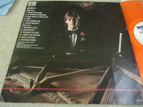REDOLFI- 1983 TEAM MUSIC STEREO LP TEAM 33 - ORANGE VINYL