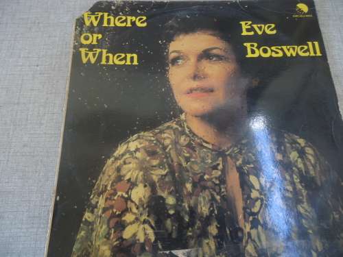 EVE BOSWELL - WHERE OR WHEN-1975 EMI STEREO LP