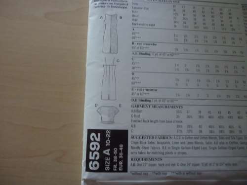 NEW LOOK PATTERNS 6592 -7 SIZES IN ONE -SUN DRESS WITH BOLERO SIZES 10 - 22 - COMPLETE