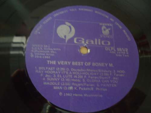 BONEY M,"THE VERY BEST OF BONEY M. - 24 FANTASTIC HITS"  1982 DOUBLE GALLO STEREO GATEFOLD LP SET