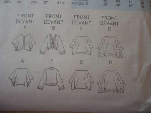 BUTTERICK PATTERN B4459 TOPS SIZE LARGE (16 - 18) & X-LARGE (20 - 22)- COMPLETE