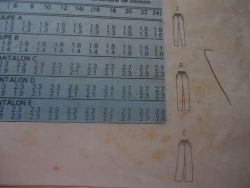 BUTTERICK  PATTERN 6979 SKIRT & PANTS SIZE 6 + 8 + 10 + 12 + 14 COMPLETE