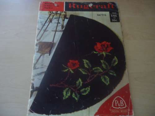 P&B WOOLS # S.C. 75 RUG CRAFT - 24 PAGES A4 SIZE