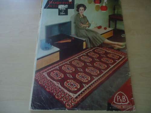 P&B WOOLS # S.C. 75 RUG CRAFT - 24 PAGES A4 SIZE