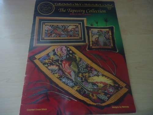 THE TAPESTRY COLLECTION "BIRD IN THE GARDEN"  20 PAGE  CROSS STITCH PATTERN