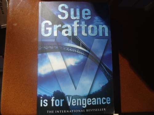 SUE GRAFTON - "V IS FOR VENGEANCE" LARGE SOFT COVER