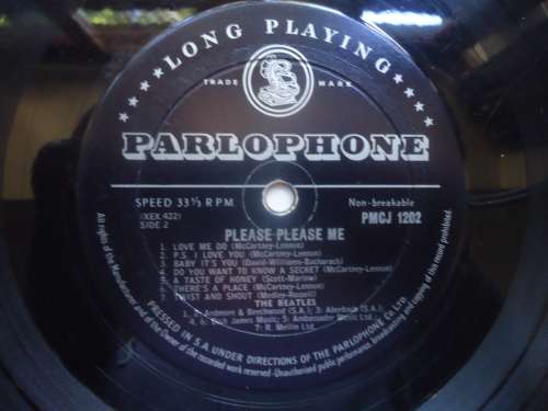 BEATLES "PLEASE PLEASE ME" PARLOPHONE MONO LP
