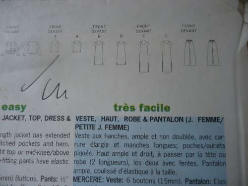BUTTERICK  PATTERN 6016 SMART CASUAL WEAR  SIZES14+18 + 18  COMPLETE & UNCUT