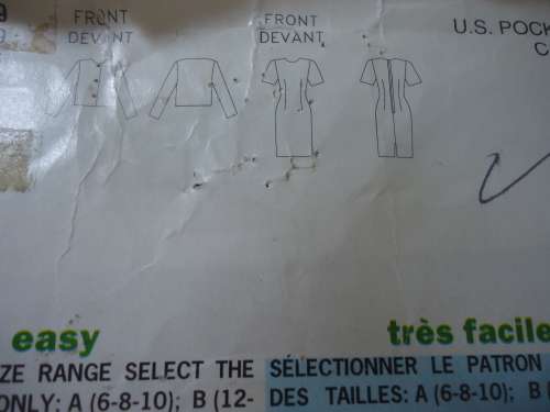 BUTTERICK  PATTERN 4983 DRESS & JACKET  SIZE C = 18 + 20 + 22- COMPLETE