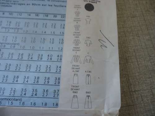 BUTTERICK  PATTERN 4720 SKIRT/TOP & SKIRT  SIZE 12 + 14 + 16 COMPLETE & UNCUT