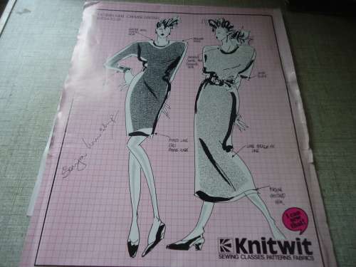 KNITWIT PATTERNS 1000  "CHEMISE DRESSES" SIZES 6 - 22