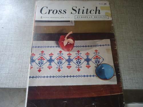 ANCHOR EMBROIDERY BOOK - CROSS STITCH - EUROPEAN DESIGNS - 28 A4 PAGES