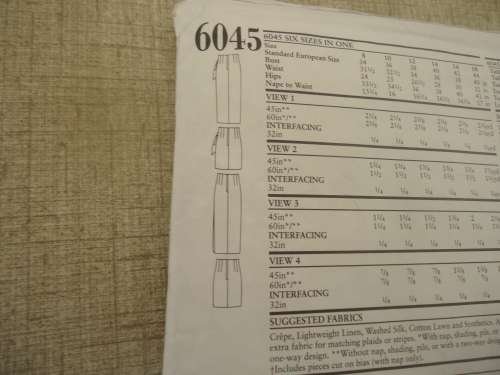 NEW LOOK PATTERNS 6045  WRAP SKIRT SIX SIZES IN ONE 8 - 18 CUT TO 14 COMPLETE