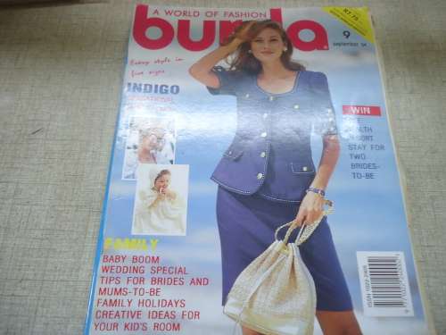 BURDA - MODERN FASHION MAGAZINE SEPTEMBER 1994 -ALL PATTERNS & INSTRUCTIONS INC 132 PG